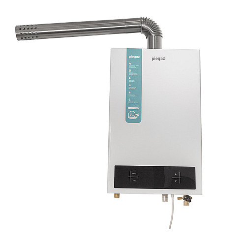 Колонка газовая турбо Piegaz Hermes Turbo White