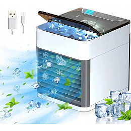 Портативний міні кондиціонер Smart Arctic Air Ultra 3в1 переносний охолоджувач очищувач зволожувач з USB