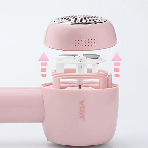 Машинка для стрижки катышков VGR V-813 аккумуляторная USB 300 mAh Pink