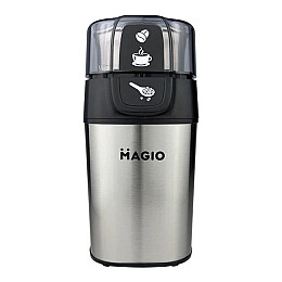 Кофемолка измельчитель Magio МG-195 Steel/Black