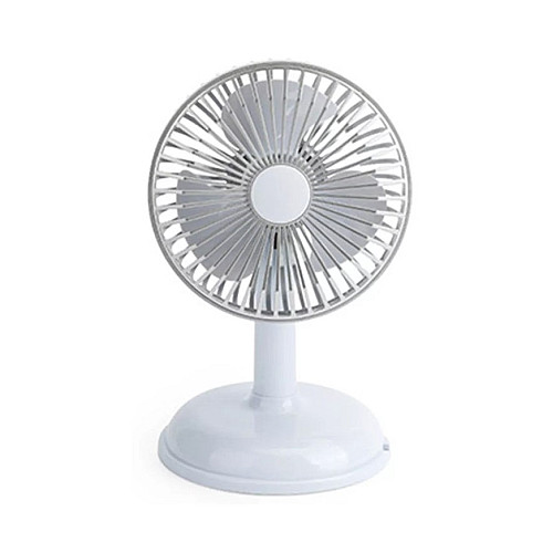 Вентилятор настольний портативний FAN KD197 Simple desktop USB Світло-сірий