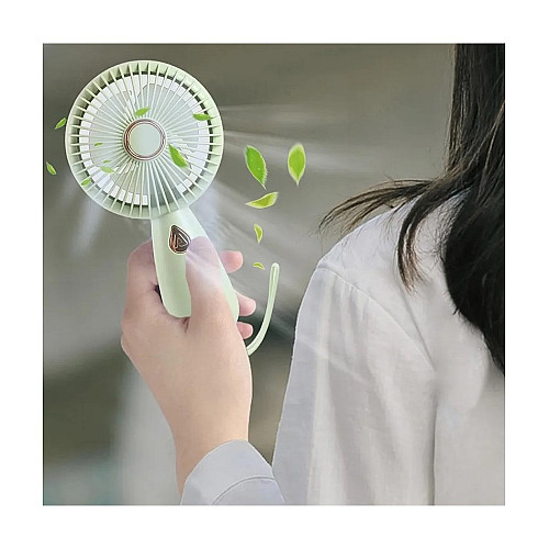 Вентилятор ручной аккумуляторный Mini Fan ZB103 Салатовый