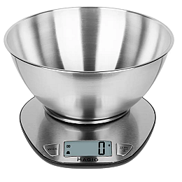 Електронні кухонні ваги Magio MG-691 з знімною чашею до 5кг Silver