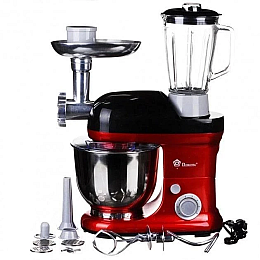 Кухонний комбайн Domotec MS-2052 3в1 6.5L 3500W Червоний