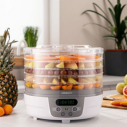 Електросушка для овочів Ardesto FDB-5321T з таймером 250Вт Білий