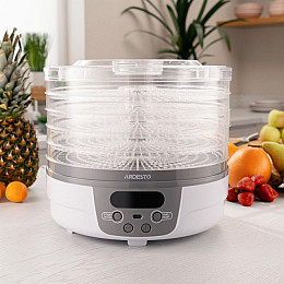 Електросушка для овочів Ardesto FDB-5321T з таймером 250Вт Білий