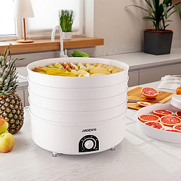 Сушка електрична для продуктів Ardesto FDB-5385 D38.5 см 520Вт Білий