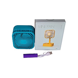 Вентилятор настольний Fun Mini JY-1 129 Бірюзовий (41594cfd)