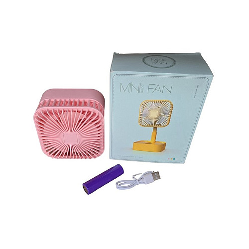 Вентилятор настольный Fun Mini JY-1 129 Розовый (129644b1)
