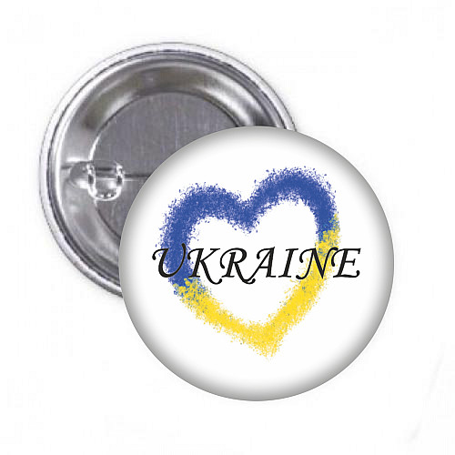 Закатний значок Vivay Ukraine 56 мм (hub_0bafiq)