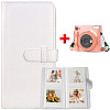 Фотоальбом білий для Instax Square 80 фото і Чехол для Fujifilm Instax Square SQ1 Прозорий (2331235237)