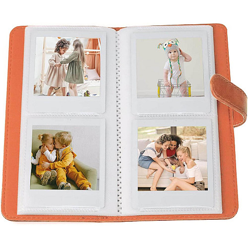 Фотоальбом оранжевий для Fujifilm Instax Square на 80 фото та Чехол Fujifilm Instax Square SQ1 (2331237174)