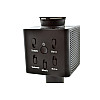Караоке - микрофон с динамиком Q&J Q7 - 3 Black (hub_np2_0982)