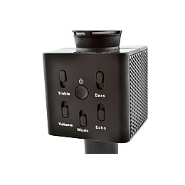 Караоке - мікрофон з динаміком Q&J Q7 - 3 Black (hub_np2_0982)