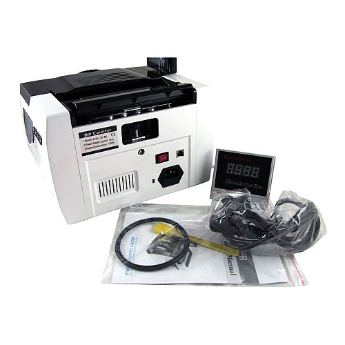 Счетная машинка для денег Bill Counter GR-6200 UV Черный с белым (0970)