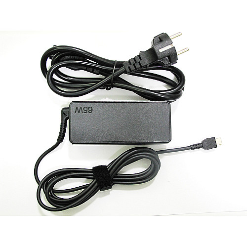 Блок живлення Lenovo 20V-2.25A, 5V-2A, 12V-3A, 15V-3A, 45W type-c, чорний + мережевий кабель живлення (R6642)