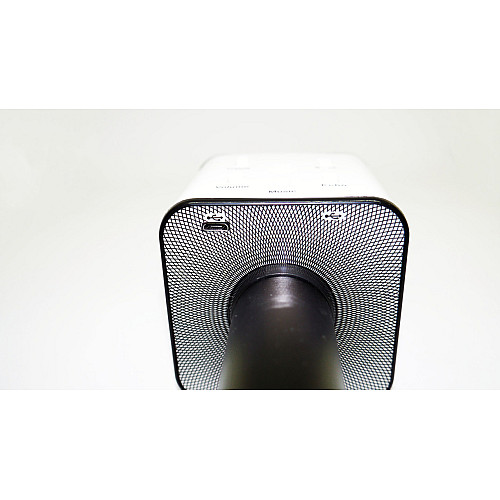Мікрофон-караоке Noisy KTV Q7 з динаміком Чорний з білим (3sm_648363804)