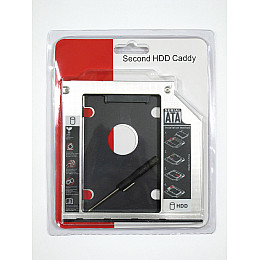 Карман-адаптер для подключения 2.5 HDD/SSD SATA 3.0 вместо DVD привода Acer 9.5мм (A151720)