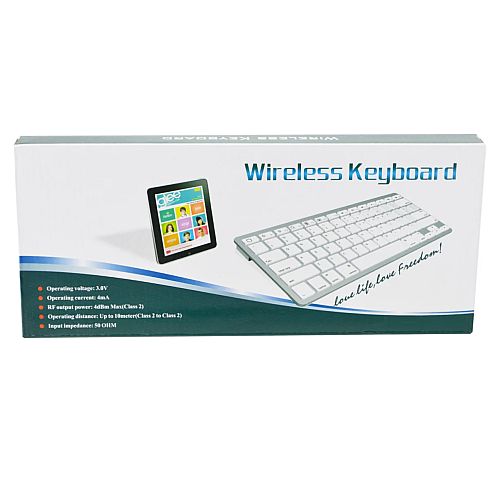 Бездротова Клавіатура UKC X5 (BK3001) Bluetooth Білий (3sm_653961237)