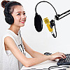 Микрофон студийный RIAS M800U со стойкой и ветрозащитой Gold (np2_00233)
