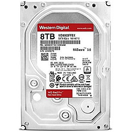 Накопичувач HDD SATA 8.0TB WD Red Pro NAS 7200rpm 256MB (WD8003FFBX)
