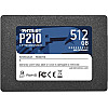 Накопитель SSD 512GB Patriot P210 2.5" SATAIII TLC (P210S512G25)