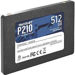 Накопитель SSD  512GB Patriot P210 2.5" SATAIII TLC (P210S512G25)