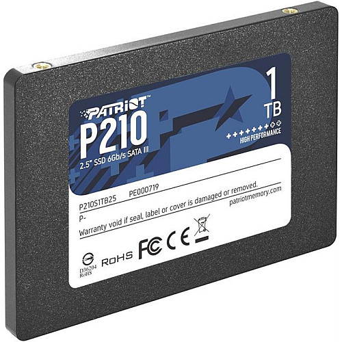 Накопитель SSD 1TB Patriot P210 2.5" SATAIII TLC (P210S1TB25)