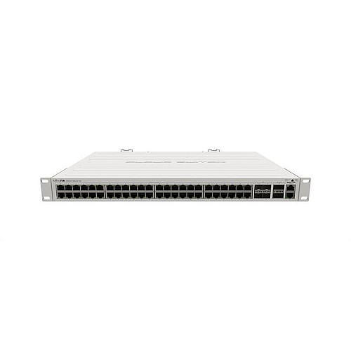 Комутатор MikroTik CRS354-48P-4S+2Q+RM (48xGE PoE+, 4xSFP+, 2xQSFP+, 750W макс, L3)