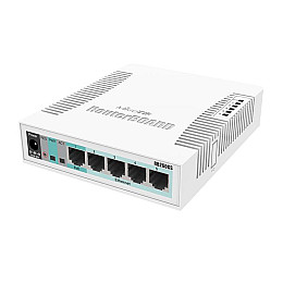 Комутатор MikroTik CSS106-5G-1S (RB260GS) (5x1Gb, 1x SFP)