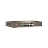 Коммутатор TENDA TEF1016D 16port 10/100, неуправляемый, мет корпус