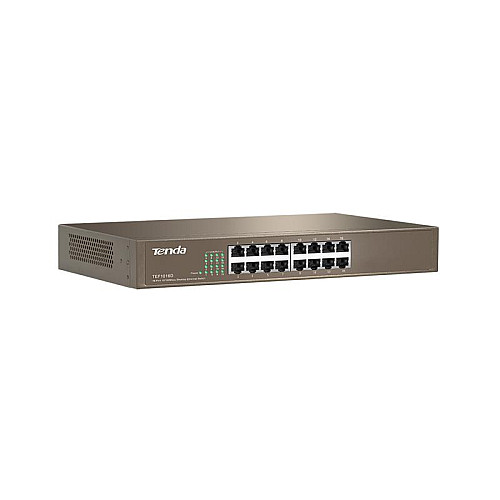 Коммутатор TENDA TEF1016D 16port 10/100, неуправляемый, мет корпус