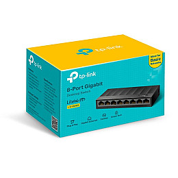 Коммутатор TP-Link LS1008G (8хGE, пластик)