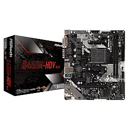 Материнская плата ASRock B450M-HDV R4.0 Socket AM4