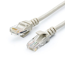 Патч-корд UTP Atcom Geplink Cat.5e 26AWG 2 м серый GL8002