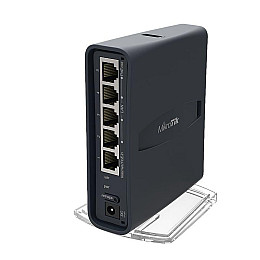 Бездротовий маршрутизатор Mikrotik hAP AC Lite RB952Ui-5ac2nD-TC (AC, 650MHz/64Mb, 5xFE, 2 dBi, Tower Case)