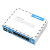 Бездротовий маршрутизатор Mikrotik hAP lite RB941-2ND classic (N300, 650MHz/32Mb, 4xFE, 1,5 dBi)