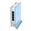 Бездротовий маршрутизатор Mikrotik hAP lite TC RB941-2ND-TC (N300, 650MHz/32Mb, 4x10/100 Ethernet порти, 1,5 dBi, Tower Case)
