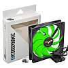 Вентилятор Frime (FGF120HB3) 120x120x25мм, 3pin+Molex, Black/Green