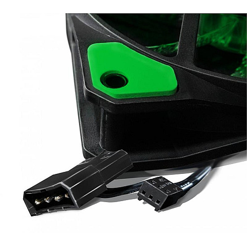Вентилятор Frime Iris LED Fan 33LED Green (FLF-HB120G33); 120х120х25мм, 3-pin+4-pin