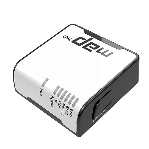 Точка доступа Mikrotik mAP2nD (RBmAP2nD) (N300, 2xFE, 1x micro USB, 1,2 dBi, PoE)