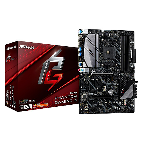 Материнская плата ASRock X570 Phantom Gaming 4 Socket AM4