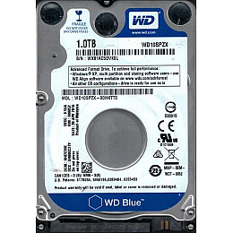 Накопичувач HDD 2.5" SATA 1.0TB WD Blue 5400rpm 128MB (WD10SPZX)