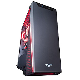 Корпус Frime MarkIII 2*USB3.0 без БП (MarkIII-U3-GLS-3RGBF-WP);  2xUSB 3.0, 2xUSB, Левая боковая панель из закаленного стекла, 3шт RGB Double Ring Fan с управлением режимами подсветки и скоростью вращения вентиляторов кнопками на корпусе