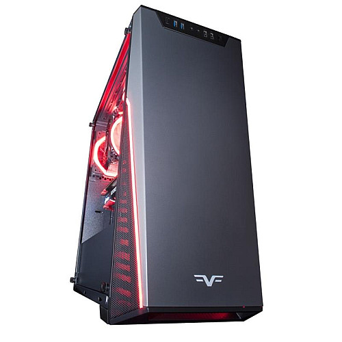 Корпус Frime MarkIII 2*USB3.0 без БП (MarkIII-U3-GLS-3RGBF-WP); 2xUSB 3.0, 2xUSB, Ліва бічна панель з загартованого скла, 3шт RGB Double Ring Fan з управлінням режимами підсвітки та швидкістю обертання вентиляторів кнопками на корпусі