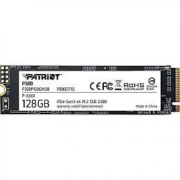 Накопитель SSD 128GB Patriot P300 M.2 2280 PCIe NVMe 3.0 x4 TLC (P300P128GM28)