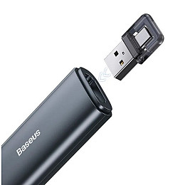 Пульт для презентаций Baseus Orange Dot Wireless Presenter ACFYB-BOG Серый