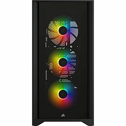 Корпус Corsair iCUE 4000X RGB Tempered Glass Black (CC-9011204-WW) без БП