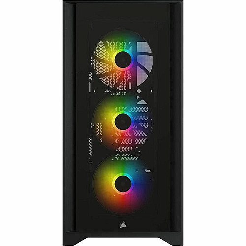 Корпус Corsair iCUE 4000X RGB Tempered Glass Black (CC-9011204-WW) без БП
