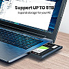 Карман-адаптер Ugreen CM322 9.5мм для подключения 2.5" HDD/SSD SATA 3.0 в ноутбук 70657